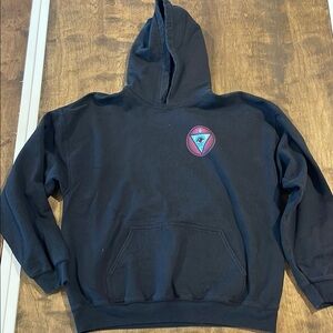 Black Graphic Hoodie - Free Thinkers Conservation Cannabis 420